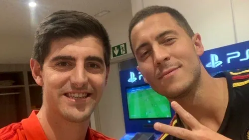 FOTO | Courtois și mesajul clar pentru Hazard, după transferul la Real Madrid