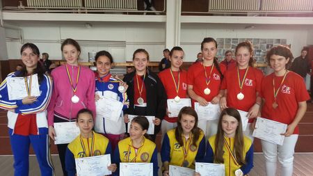 CSM Iași, campioană națională la sabie echipe cadete
