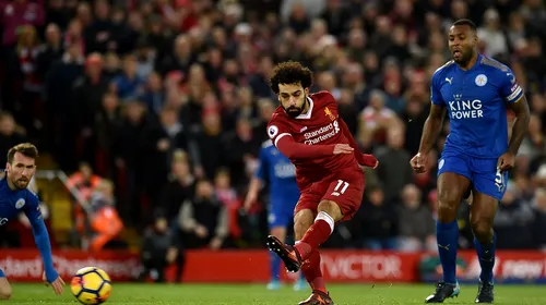 Salah a fost din nou decisiv pentru Liverpool. Chelsea a făcut instrucție cu Stoke, 5-0. Rezultatele înregistrate sâmbătă în Premier League