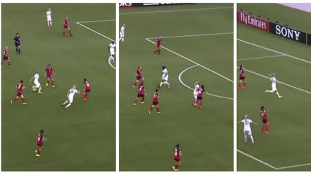 VIDEO | Reușita superbă a unei franțuzoaice candidează deja la "Golul anului": călcâi, "no look pass" și un voleu în viclu