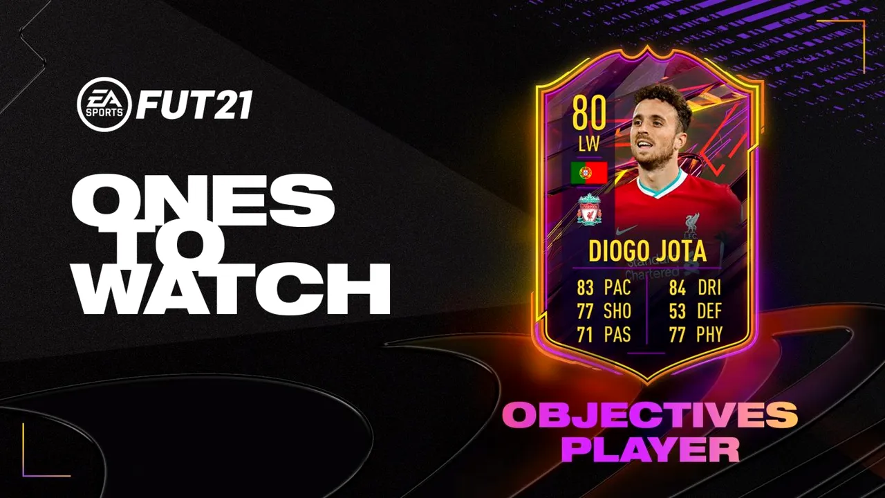Un super jucător de la Liverpool, oferit gratuit de EA SPORTS! Diogo Jota are o viteză de 83 și un șut de 77. Recenzia completă a cardului