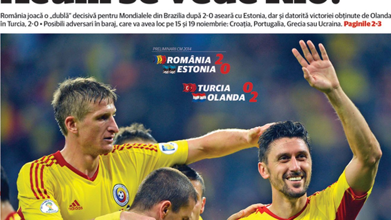 Răspuns de baraj: "Chiar cred că se poate. Rio, venim!"