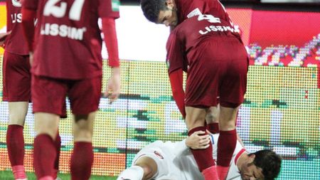 EXCLUSIV/ Șoc la Dinamo: Bratu are entorsă la genunchi! Trebuie operat și revine la anul!