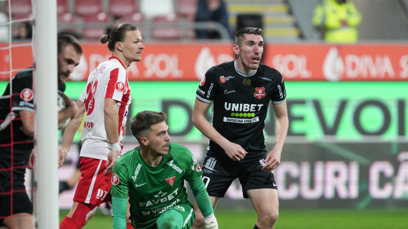 Formația lui Dorinel Munteanu plătește startul comic: UTA - FC Hermannstadt 3-2