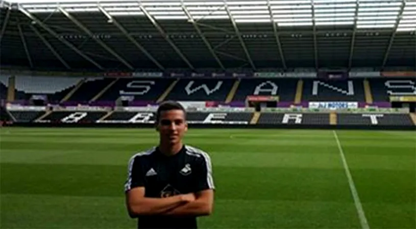 ULTIMA ORĂ‚ | Încă un român a semnat cu o echipă din Premier League. Cine este jucătorul care a fost transferat de Swansea