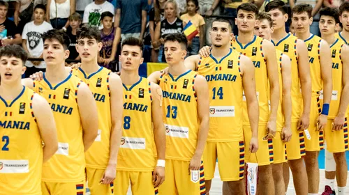 România, calificare în sferturile de finală! Echipa națională de baschet masculin, o nouă victorie la Euro 2018 U18 – Divizia B