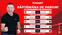 Săptămâna de pariuri începe cu recomandările din SuperSocial. ADVERTORIAL