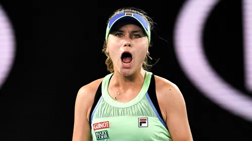 Surpriză de proporții la Australian Open! Deținătoarea titlului la simplu feminin, Sofia Kenin, pleacă acasă după un eșec categoric