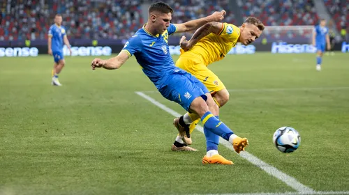 Afară de la Euro din două mutări, șanse de calificare absurde! Cronică de Justin Gafiuc de la România – Ucraina 0-1