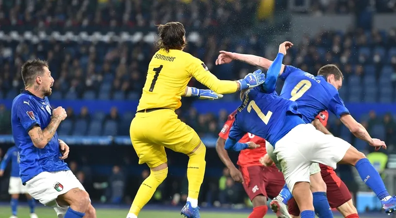 Italia și Elveția au remizat în preliminariile Cupei Mondiale din 2022! Toate rezultatele serii