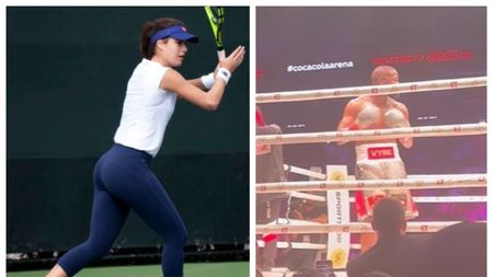 Sorana Cîrstea a asistat din primele rânduri la unul dintre cele mai urmărite meciuri de box ale planetei! Ce s-a întâmplat la Dubai | FOTO