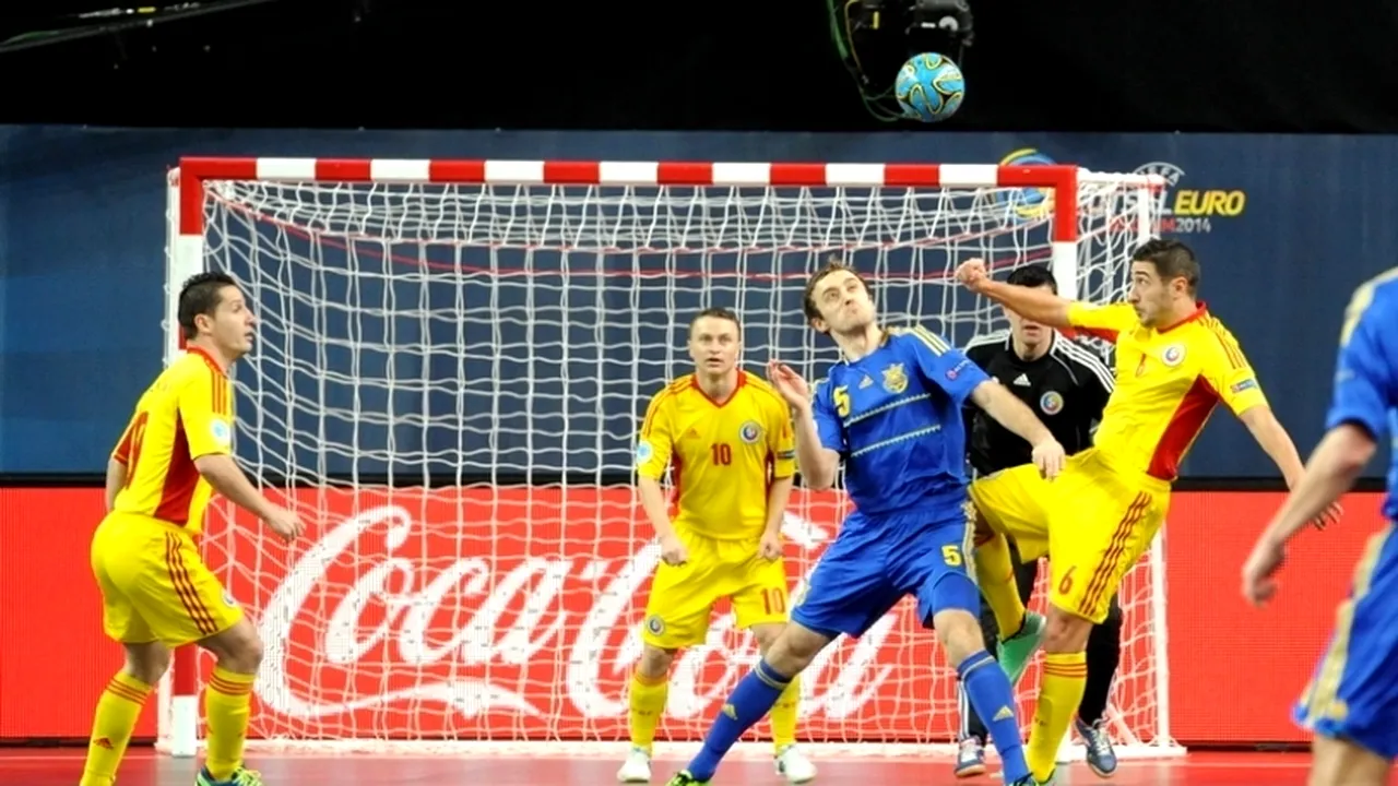Futsal: România - Ungaria, scor 2-2, în barajul de calificare la Euro-2016