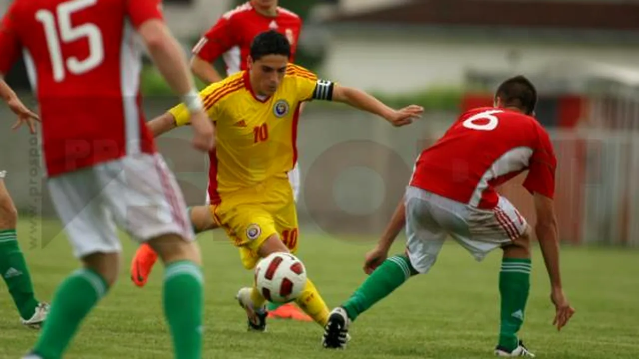FOTO Juniorii au talent!** România - Ungaria 4-0, în cadrul turneului de elită U19! Urmează meciul cu Germania
