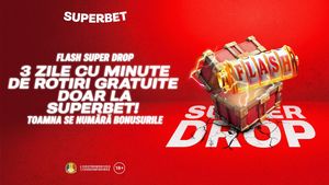 Advertorial. Flash Super Drop! Ai 3 zile cu rotiri gratuite, doar la Superbet