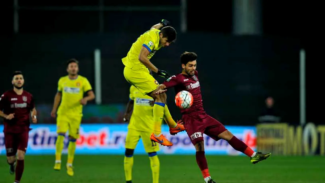 Steaua fără colțuri. Și fără colți. Campioana a pierdut după 10 ani cu CFR, scor 0-2, în urma unui meci în care nu a avut vreo ocazie importantă de gol