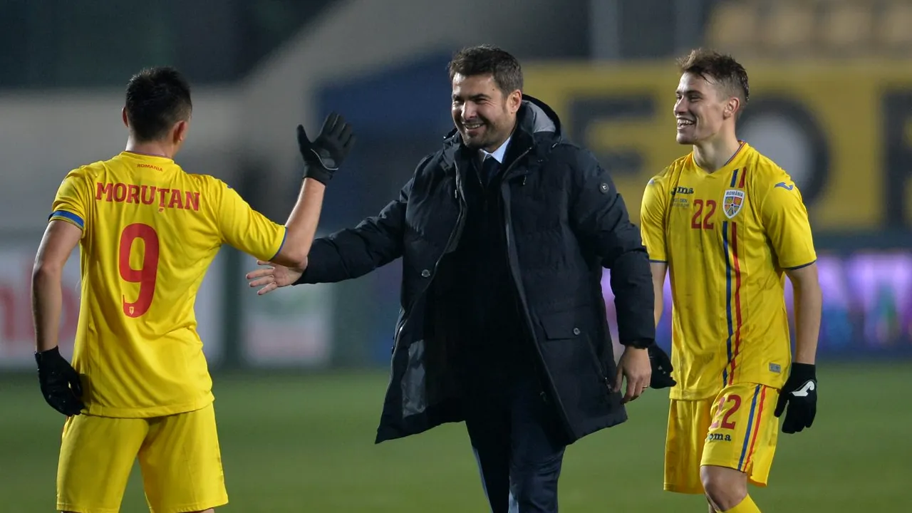 Basarab Panduru îl laudă pe Adi Mutu după victoria cu Ungaria U21. „El i-a făcut să joace fotbal, le-a dat încredere!”
