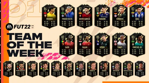 S-a lansat prima echipa a săptămânii în FIFA 22 (TOTW). Ce carduri poți obține