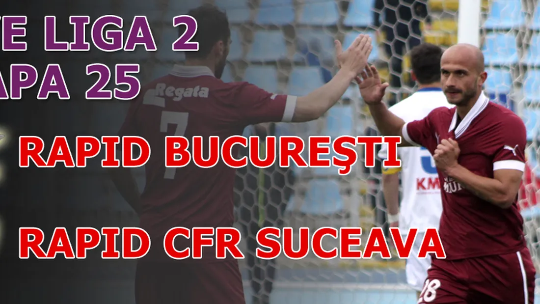 Rapid - Rapid CFR 5-1** Pancu și Niculae au marcat de câte două ori