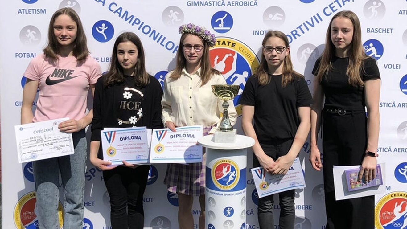 Amalia Ghigoarță e șefa de promoție din naționala de gimnastică a României