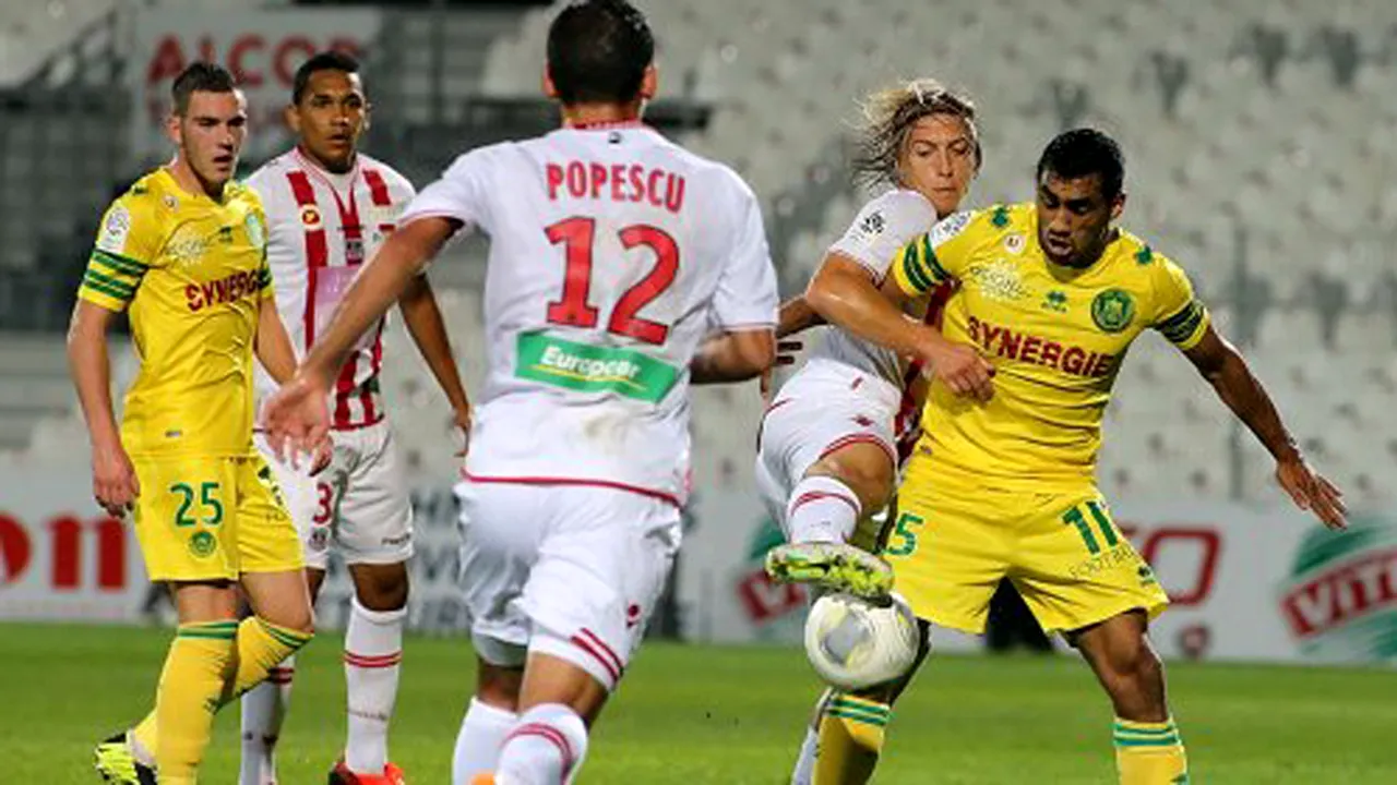 Mutu a pierdut confruntarea cu Bănel: Ajaccio - Nantes 0-1! Ce au făcut românii în Ligue 1