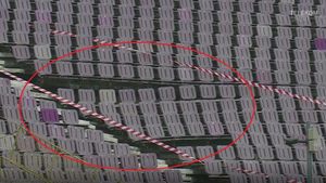 Imagini greu de crezut de pe al doilea cel mai mare stadion al României! Tribuna a luat-o la vale. FOTO | Contra anunța că naționala ar putea juca un meci pe această arenă
