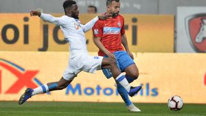 FCSB - Craiova 3-2. Vicecampioana câștigă cu emoții, după un final dominat de olteni. Gnohere, din nou eroul echipei lui Teja