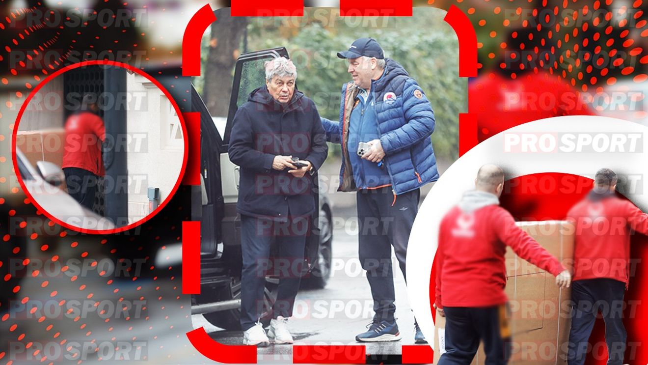 Mircea Lucescu și-a luat televizor cu diagonală uriașă pentru a-i spiona pe turci! Imagini cu noua „jucărie” a selecționerului României, în timp ce e cărată la vila acestuia. EXCLUSIV