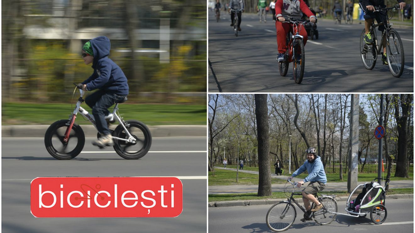 BICICLEȘTI. Centrul Bucureștiului s-a deschis din nou pentru mișcare curată: "Capitala e a noastră".  VIDEO