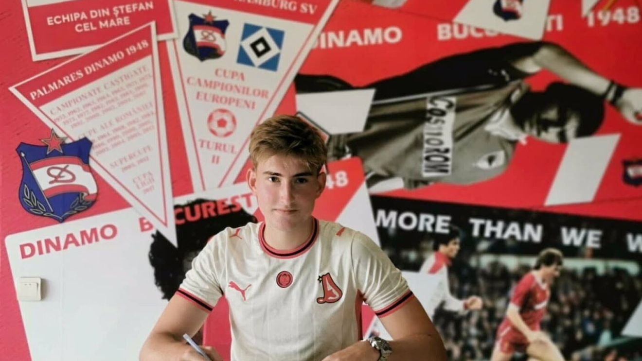 Internaționalul de 17 ani a semnat cu Dinamo. A fost format de FCSB