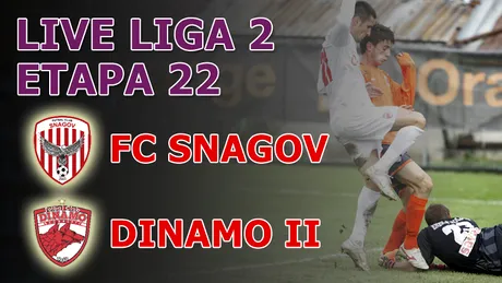 Punctul lui Bucă!** FC Snagov - Dinamo II 1-1