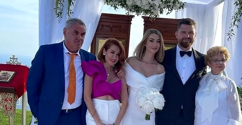 FOTO. Denisa Tănase s-a măritat în mare secret, în Franța! A strălucit la nunta cu Mircea Brânzei