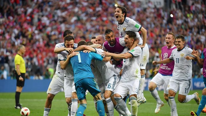 Exagerează rușii după ce au eliminat Spania? "Avem cea mai bună echipă din istorie. Suntem deja campioni mondiali! Ne-am apărat ca la Stalingrad"

