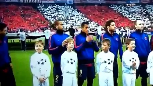 VIDEO Catalanii au avut chef de glume înaintea măcelului de la Munchen!** Ce făcea Dani Alves înainte de startul jocului :)