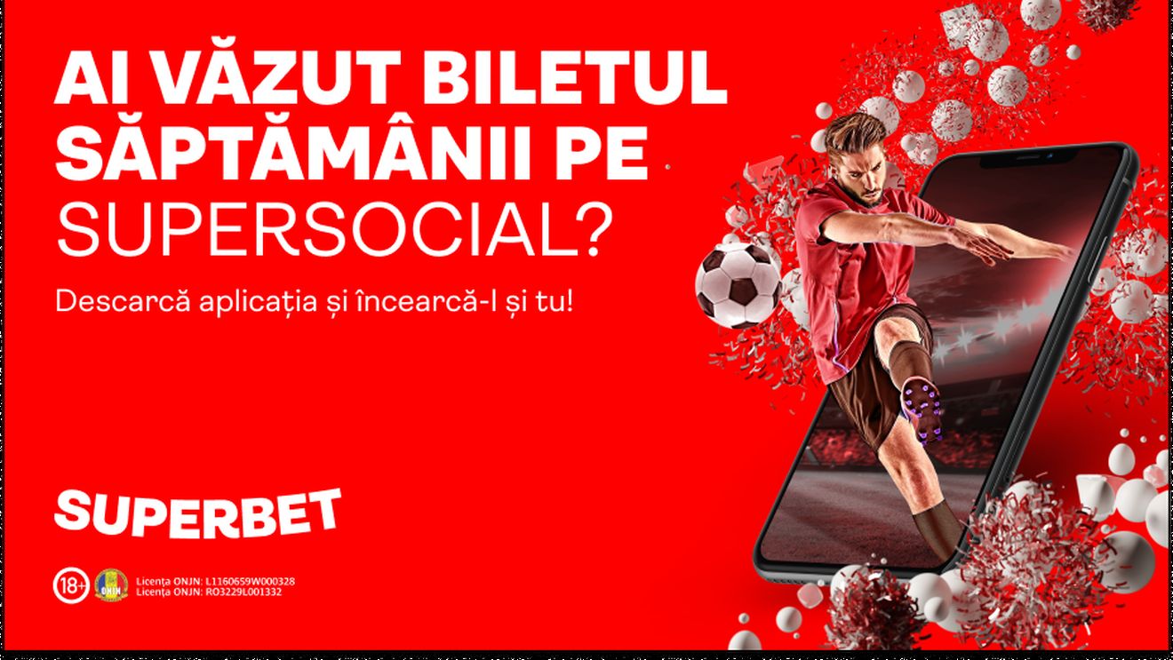 A creat o cotă de 400 din 11 meciuri! Vezi în aplicația Superbet ce a pariat acest SuperJucător la partidele internaționale!