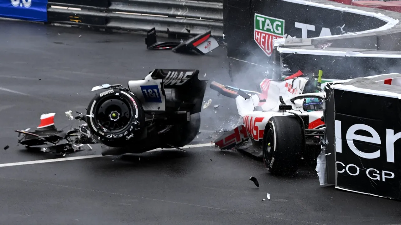 Mick Schumacher, accident grav în Formula 1! Monopostul fiului lui Michael Schumacher s-a făcut praf. Cine a câștigat cursa de la Monaco | FOTO&VIDEO