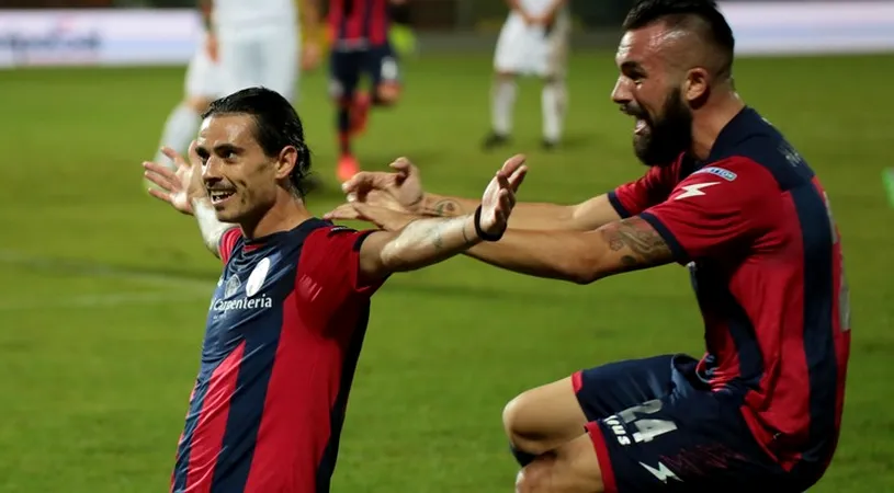 VIDEO | Adrian Stoian a făcut spectacol în Cupa Italiei. Românul a reușit o dublă pentru Crotone