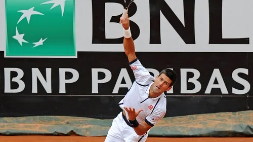 Djokovic e optimist: „Să uităm de Roma, câștig la Roland Garros!”