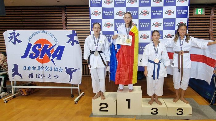 Performanță uriașă! Avem o triplă campioană mondială la Karate JSKA 2025