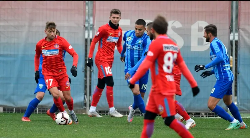 FCSB a disputat un meci amical în compania unei echipe din Liga a 3-a. Scorul final + 