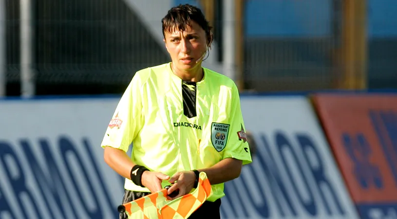 Monica Rigo, schimbată de la tușă la partida Rapid - Farul!