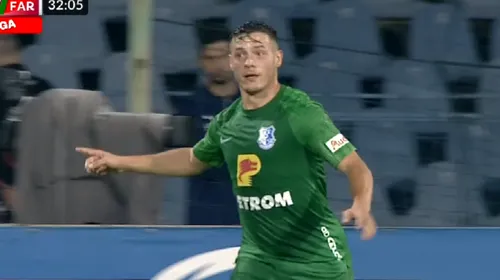 A renăscut Gabriel Torje! Dublă în mai puțin de 10 minute pentru fotbalistul Farului, care a marcat două goluri senzaționale! | VIDEO