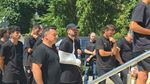 Înmormântarea lui Constantin „Gogu” Covaciu are loc acum la Cimitirul Reînvierea! Dinamoviștii îi aduc un ultim omagiu. Cum au apărut cei implicați în accident