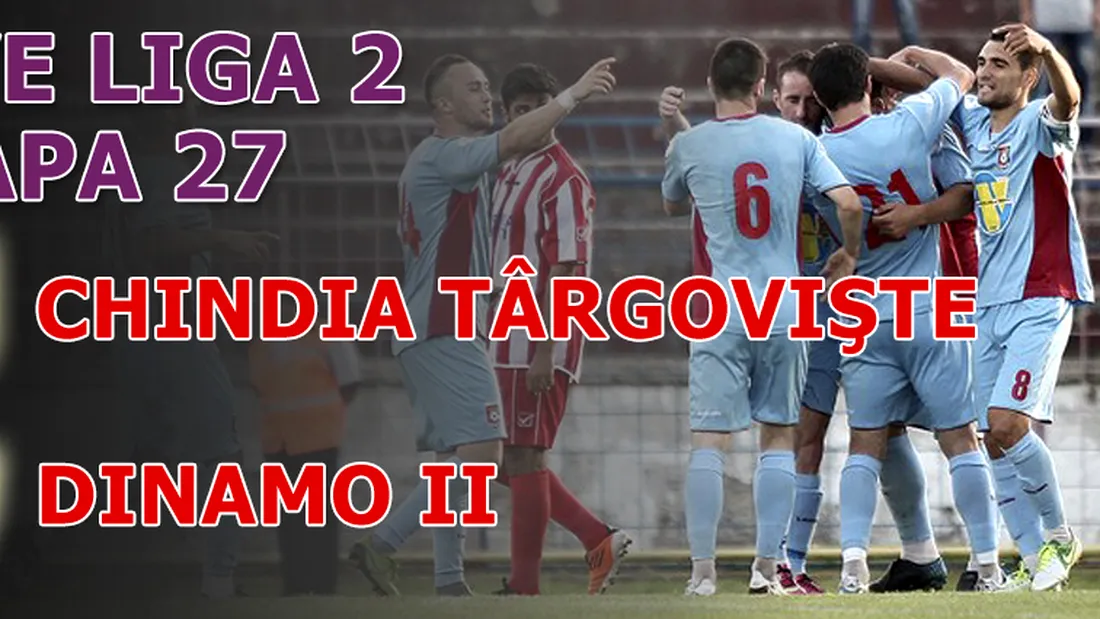 Chindia Târgoviște - Dinamo II 2-1** Puncte de aur de la Voduț