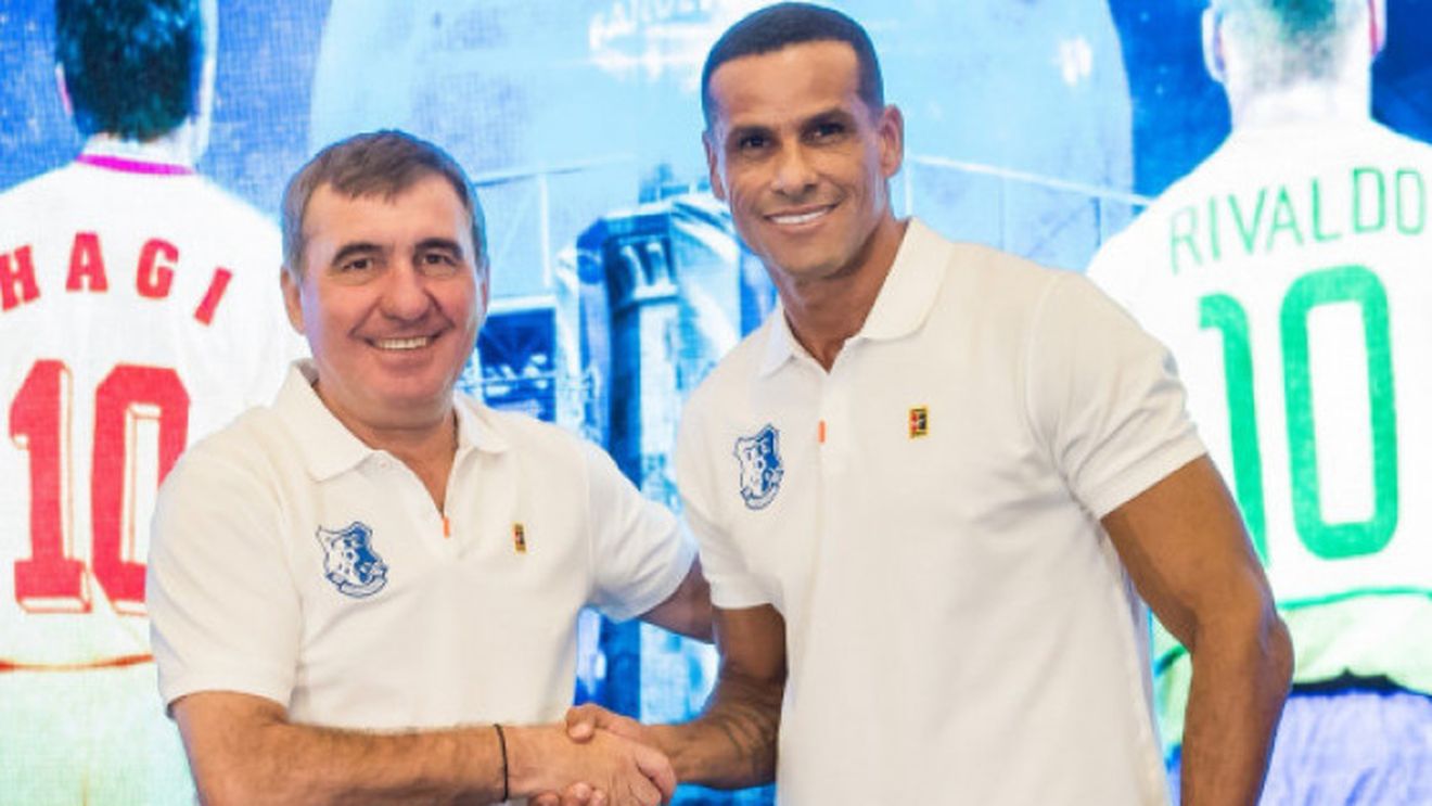 Ce a scris presa din Brazilia după ce Rivaldo a devenit acționar la Farul! Brazilienii și-au adus aminte și de Gică Hagi