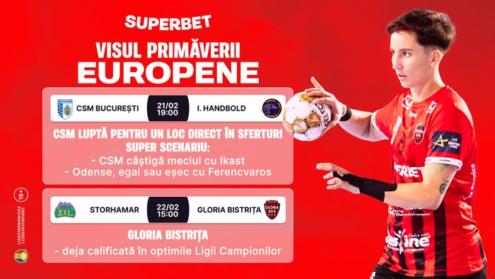 ADVERTORIAL. Visul primăverii europene pentru echipele românești din Liga Campionilor la handbal feminin