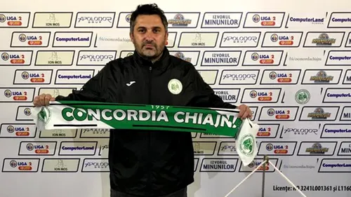 OFICIAL | Claudiu Niculescu continuă ca antrenor în Liga 2. A preluat Concordia Chiajna