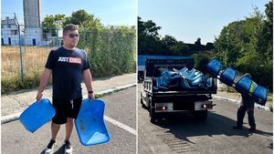 Imagini cu demolarea stadionului din Constanța! Suporterii vin după scaune, înainte de construcția noii arene de 100 de milioane de euro | FOTO&VIDEO EXCLUSIV