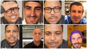 Dialog fabulos la miez de noapte! Ronaldo i-a reunit pe Roberto Carlos, Luis Figo, David Beckham, Christian Vieri și Iker Casillas
