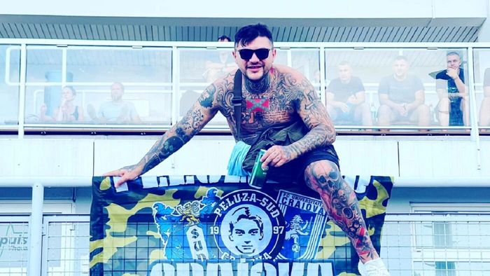 Andrei Preda, alias „Gogoașă”, condamnat la 1 an și 4 luni de închisoare. Sentința pentru ultrasul FC U Craiova, aflat în război cu Adrian Mititelu, e suspendată sub supraveghere timp de 2 ani!