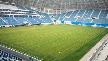 Au pus gazonul nou la Craiova și meciul Universitatea - Hermannstadt se va juca pe stadionul "Ion Oblemenco". GALERIE FOTO